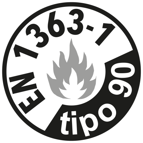 Conforme normativa EN 1363