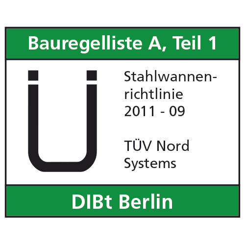 Certifcado DIBt de estanqueidad