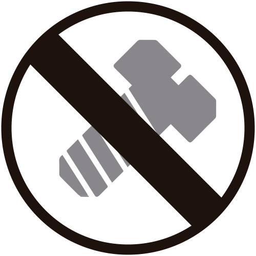 No incluye tornillería