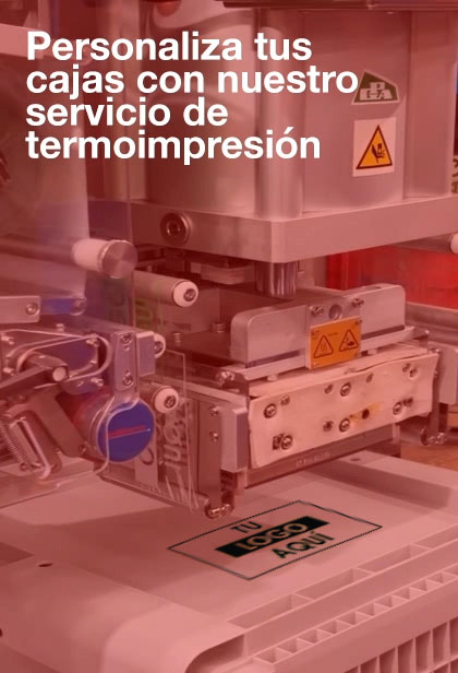 TERMOIMPRESIÓN: Personaliza tus cajas con nuestro servicio